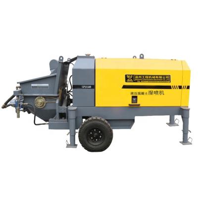 China WG140 Hydraulic Concrete Hydraulic Shotcrete System Concrete Wet Shotcrete Pumping Gunite Machine Spraying Pumping Machine For Sale for sale