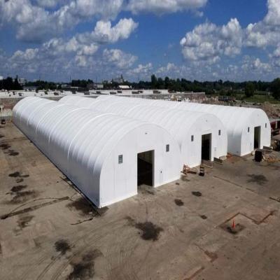 China Heavy Duty Modular Warehouse 40x40 Fire Retardant Large Workshop Industrial Warehouse Tent For Storage for sale