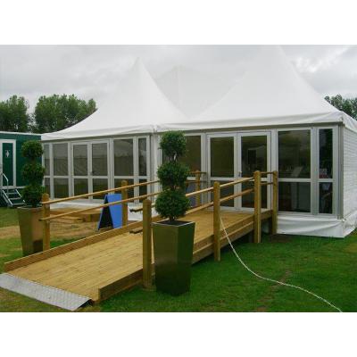 China Hot Selling White Marquee Lining Outdoor Flooring Canopy Event Marquee Pagoda Tent T-001 for sale