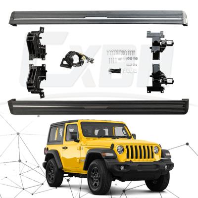 China Automotive Exterior Accessories Side Step Car Running Board Auto Electric Step Board For Jeep Wrangler 2015-2019 for sale