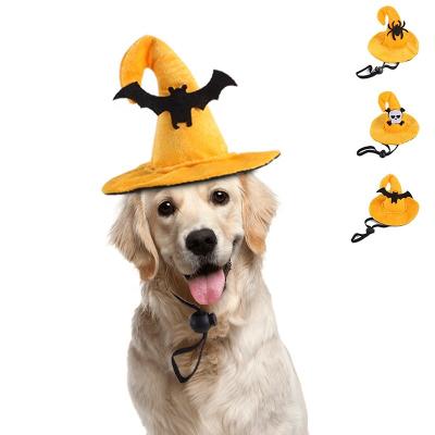 China Viable Creative Headdress Cat Halloween Hat Dog, Halloween Pet New Product Funny Pet Halloween Supplies for sale