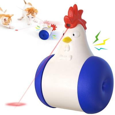 China Cat Laser Toy Electronic Cat Viable Multifunctional Squeaking Noise Tumbler Toy With A Interactive And Automatic Toy for sale