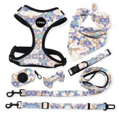 China Viable Multi-Colors Pet Supplies Dog Harness, Pet Leash and Harness Set, Customizable Pet Collars and Leashes for sale