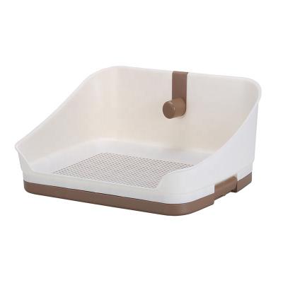 China Wholesale Sustainable Indoor Dog Toilet Three Side Dog Toilet For Clean Dog for sale