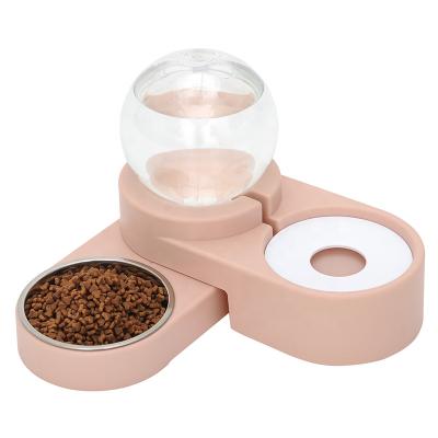 China Sustainable Dog Food Feeder 2 In 1 Feeder And Water Dispensers And Pet Dispensers for sale