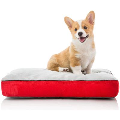 China Waterproof Pet Dog Bed Memory Foam Orthopedic Memory Foam Pet Bed With Removable for sale