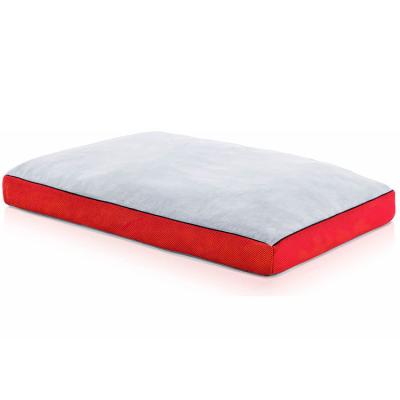 China Waterproof Memory Foam Pet Bed Memory Foam Large Square Dog Bed Pet for sale