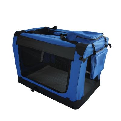 China Durable Anti Friction Soft Fabric Pet Case With Window Curtains for sale