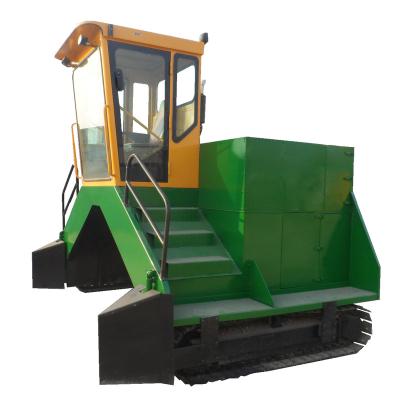 China Self-propelled Compost Turner Machine for Cow Animal Mature Pig Chicken Fertilizer Manure Compost for sale