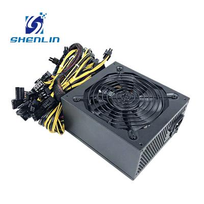 China PSU Mute Multi-Channel Wide Voltage Power supply module 2000W full 200v-240v plus gold 12v output 16* 6+2pin 165*150*85mm for sale