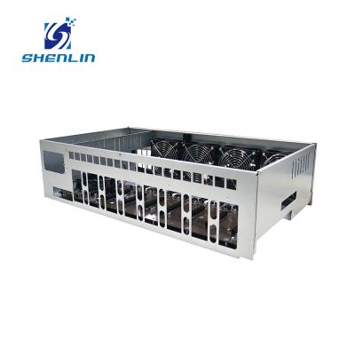 China With Brand New 8 Gpu 12Gpu Fan Case Frame Original 6/8 Graphics Card Rig Frame Case Used 8 12 Gpu Open Air Rack Only for sale