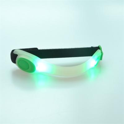 China TPU+Silicone+ABS Custom Logo Glow in the Dark Led Running Armband Led Safety and Useful LED Outdoor Running Custom Armband for sale