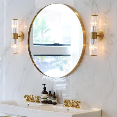 China Fashion Modern Gold Hot Selling Home Decor Ruicheng Metal Wall Decorative Mirror Large For Living Room for sale