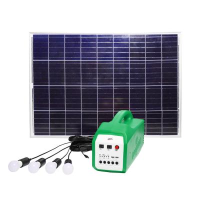 China DC 12V 307.2Wh 80w Global House Verasol Solar Power Lighting System Indoor Home Lighting Kit for sale