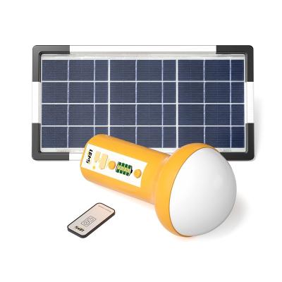 China Home Rechargeable Led Solar Powered Light Bulbs Solar Energy Storage Lights for sale