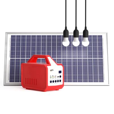 China Home Solar Generator 30w Home Lighting System Kit for sale