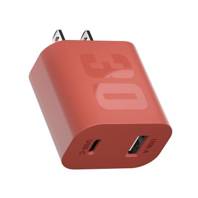 China Mobile Phone QC3.0 PD2.0 30w PD Wall USB C C Fast Chargers for sale