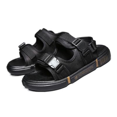 China 2021 Fashion Design Causal Non-slip Sandal Men's Fashion Design Logo Print Comfortable Sport Men Anti-slippery Custom Sandals For Summer Flip Flops Slippers for sale