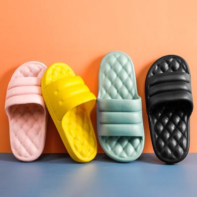 China New Style Fashion Trend Style Couples Ladies Slippers Lightweight Soft Rubber Soles Non-Slip Bathroom Shoes Flip Flop Floors Men Indoor for sale