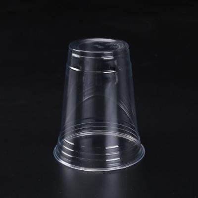 China Eco Friendly Disposable Compostable Biodegradable Clear Custom Plastic Cup With Logo for sale