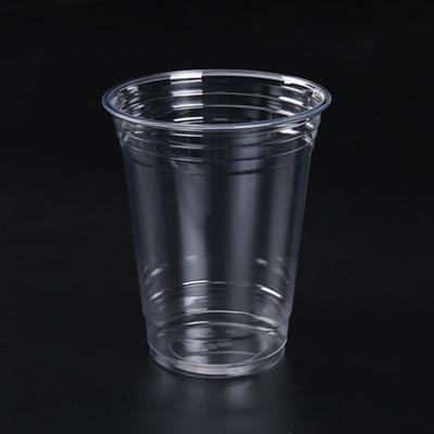 China Eco-friendly Custom Logo Printing PLA Cups Disposable Biodegradable Plastic Eco Friendly Compostable Clear Cold Drink Cup for sale