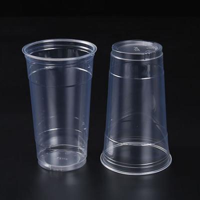 China Eco - Friendly Transparent Cup Cold Drink Mug With Biodedgrable Eco Cup for sale