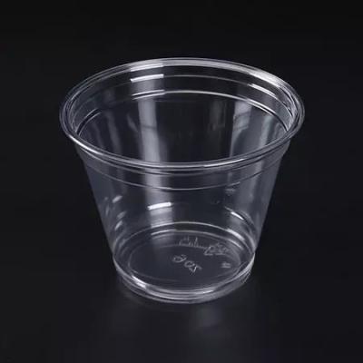 China Custom Clear Biodegradable Compostable Disposable Eco Friendly High Quality Eco-Friendly PLA Pet Lid Plastic Cup for sale