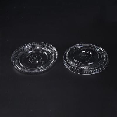 China Non Spill Disposable Plastic Cup Lid Universal Coffee Tea Juice Cups Plastic Lid for sale