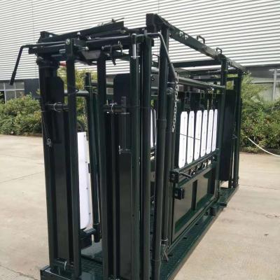 China Livestock Equipment Farm Tools Equipment Stockman Cattle Drops/Crushes/Squeeze With Preg Cage/Pickup for sale