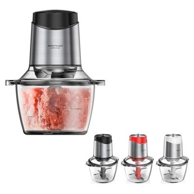 China 400W Steel+ABS Hotel Kitchen Stainless Steel Food Cleaver with 3 Attachments in 1 Chopper Food Processor for sale