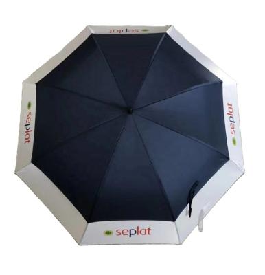 China 68 inch luxury oversized golf windproof umbrella with logo customized for promotion for sale