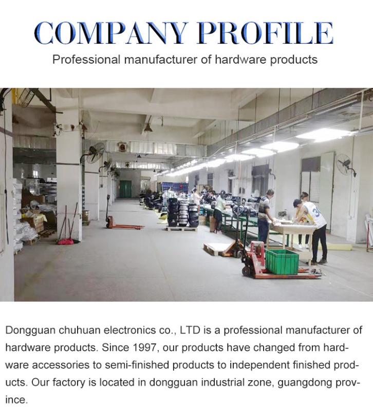 Verified China supplier - Dongguan Chuhuan Electronics Hardware Co., Ltd.