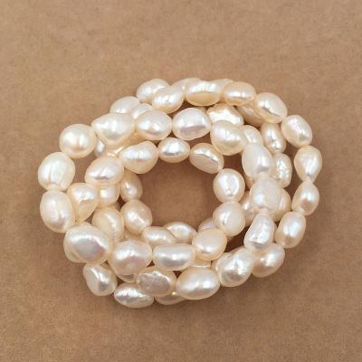 China For Hair Accessories 24 Inch Baroque Handmade Natural Freshwater Pearl Hair Bands Wholesale Price New Custom Elastic Hair Band Women for sale