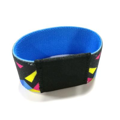 China Passive 125khz Woven ID Rfid Wristband Campaign Wristband for sale