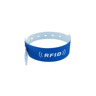 China Tags Most Popular Custom Logo Waterproof Paper RFID Wristbands for sale