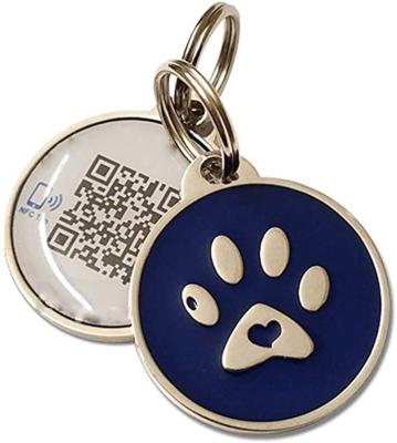 China High Quality Custom Access Control Pet Qr Code For Dog Cat On Metal Uhf Rfid Tag for sale