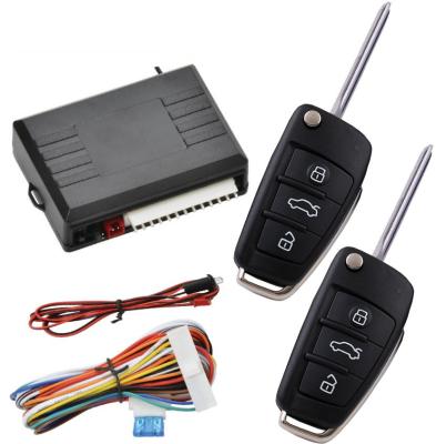 China Universal Auto Keyless Entry System Car Door Lock Central Kit Car Auto Alarm Wireless Central System with Remote Control for sale