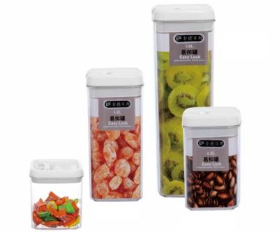 China Sustainable Airtight Containers With Easy Operation Lid Plastic Food Storage Container for sale