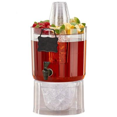 China Fashion Classic Commercial Good Quality Large Capacity Plastic Beverage Dispenser Cold Beverage Server For Party for sale