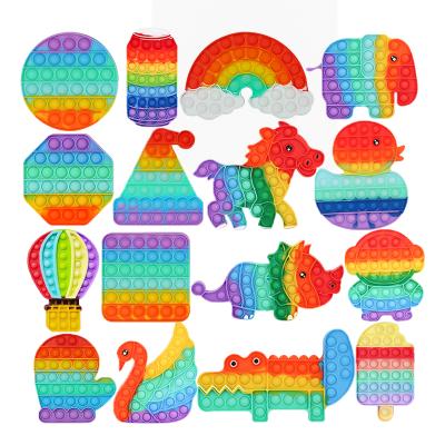 China Educational Toys Stir Toys Timi's Push Button Stir Other Toys, Wholesale Rainbow Push Noises Stir Sensory Toys for Kids and Adults for sale