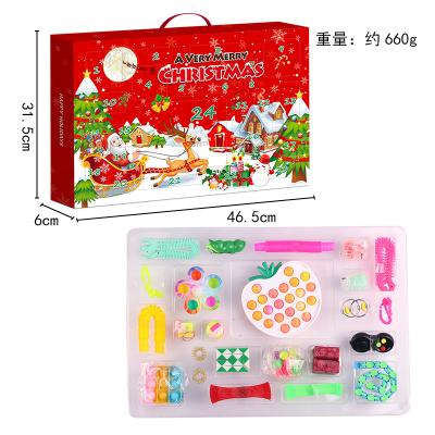 China Chridren Toys Set 2021, Countdown Timi Christmas Busy Person Toys Gift Christmas Advent Calendar for Kids for sale