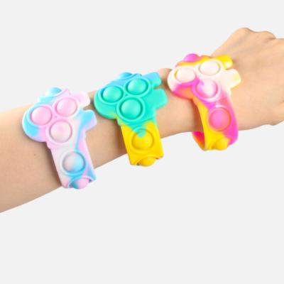 China Chridren Toys Pushing Noise Popets Toy Bracelet Popets With Adjustable Belt l Among Us For Kids And Adults for sale