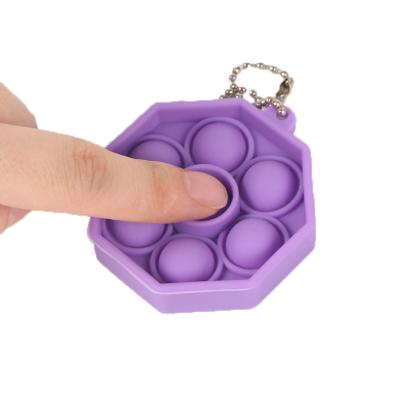 China Wholesale Pop Bubble Key Chain Timi 2021 Pushing Popet Key Chain, Mini Silicone Popi Llaveros For Gifts And Giving for sale