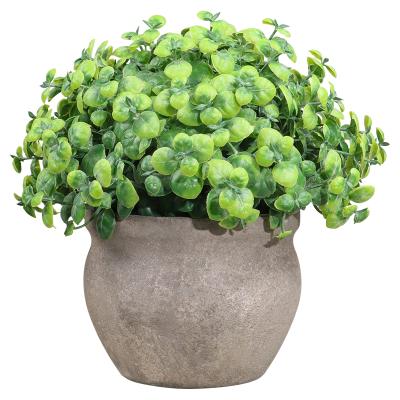 China Small Deco Modern Faux House Artificial Plastic Plants For Wholesale, 3Pack for sale