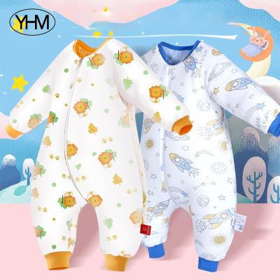 China Cute Baby Sleeping Bag Summer Custom Made Bamboo Cotton Gauze Breathable Children Sleep Bag Detachable Sleeve Child Sleeping Bag for sale