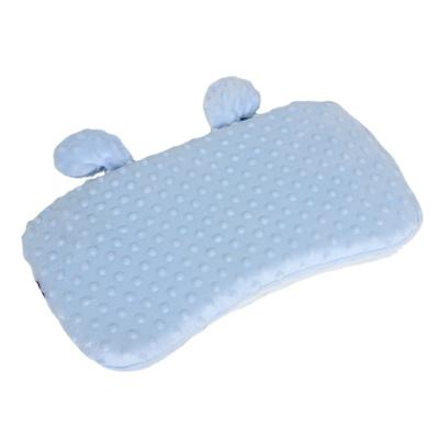 China Anti Dust Mites Infants Adjustable Neck Support Kids Memory Foam Baby Travel Pillow Head Cushion With Soothing Balls for sale