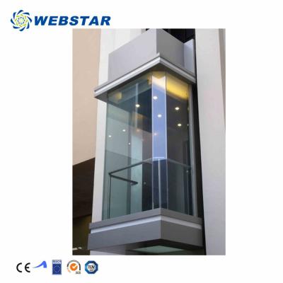 China Factory Supply Modern Panoramic Elevator Guided Passenger Elevator for sale