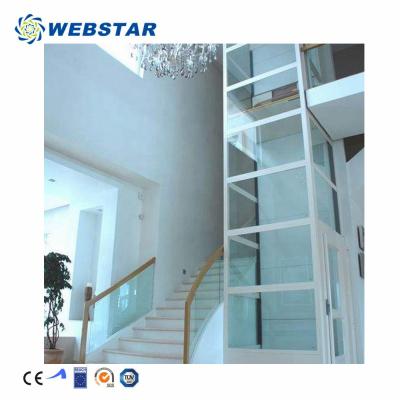 China Soundproof Brand 4 Person Residential Elevator Fuji Elevators Regular Indoor Villa Elevator Home Elevator for sale