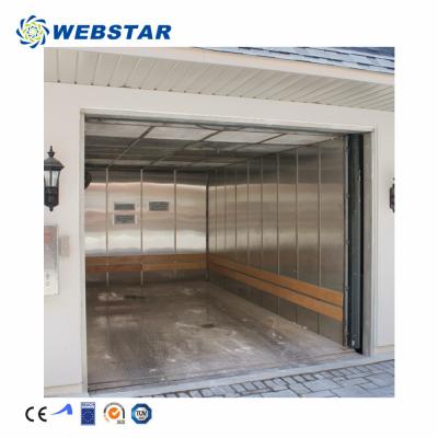 China Modern car lift with cabin car lift with two entrance for sale