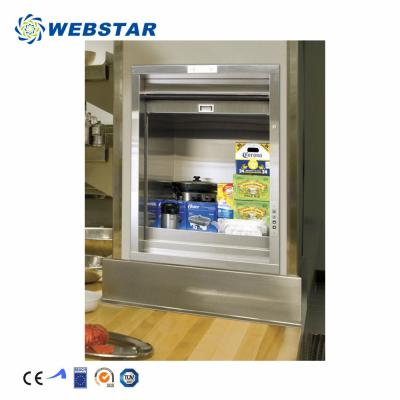 China Residential elevators cheap price VVVF electric dumbwaiter lift food elevator kitchen food elevator for hotel for sale